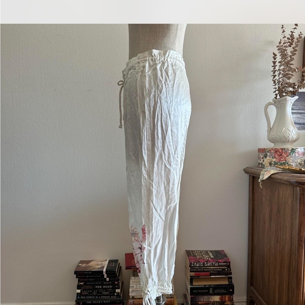 Floral Drawstring Pants - Picture 4 of 8